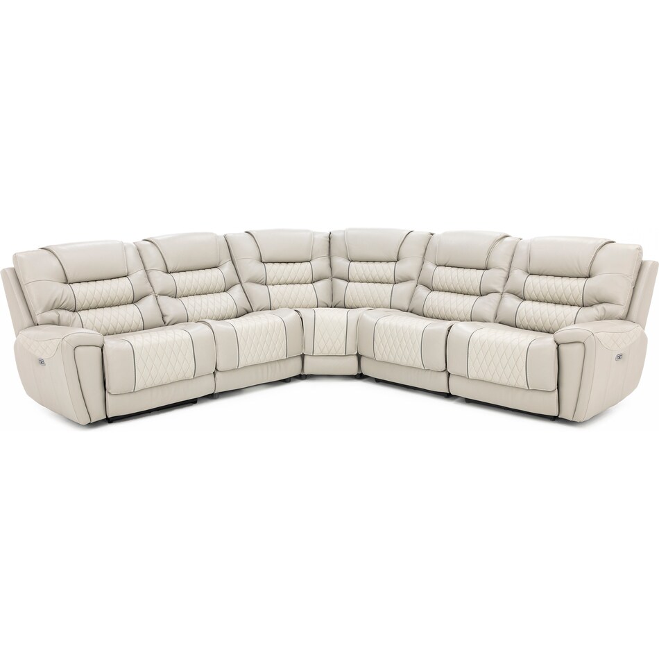 cori grey mtn lth sectional piece pkg  
