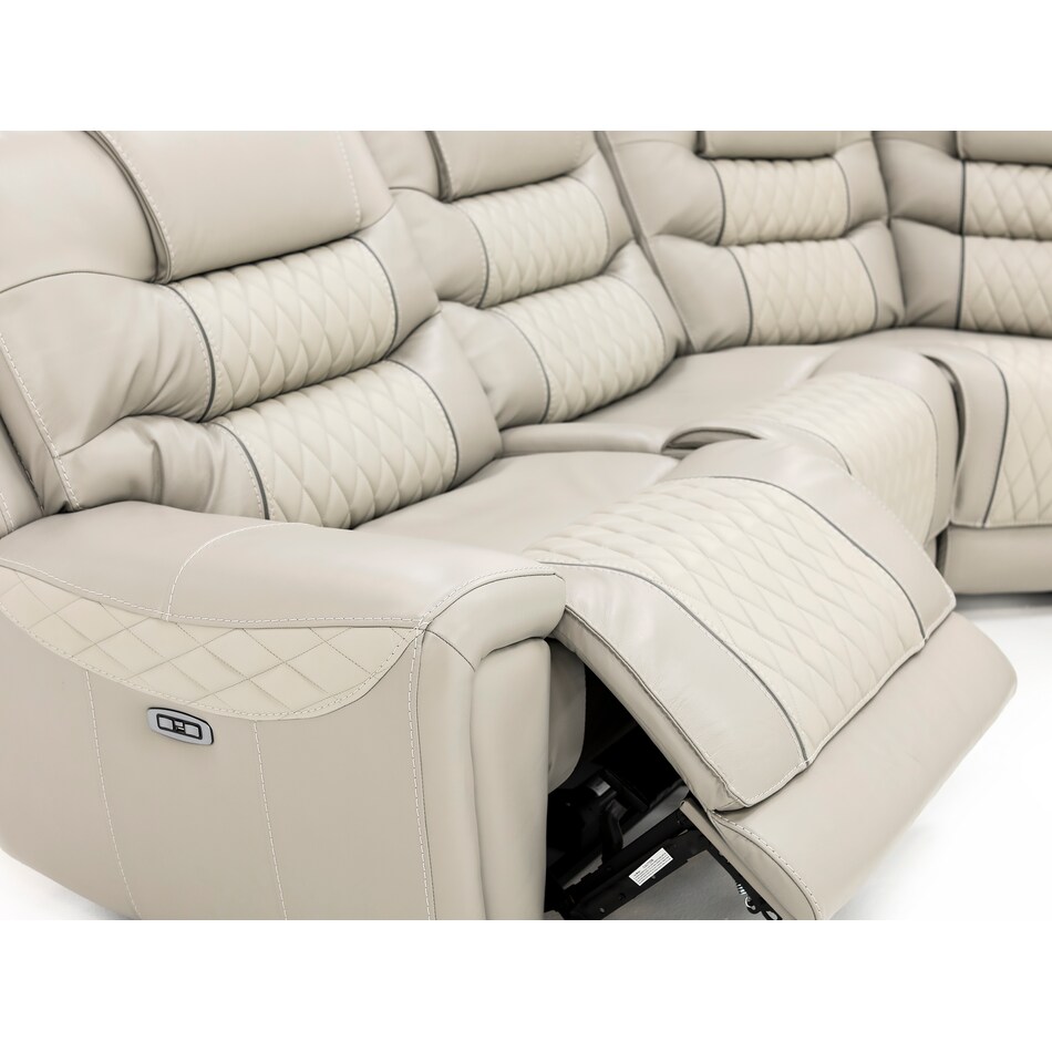 cori grey mtn lth sectional piece pkg  