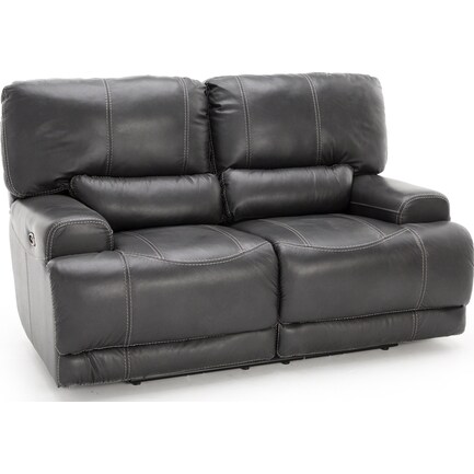 Plateau Leather Power Reclining Loveseat