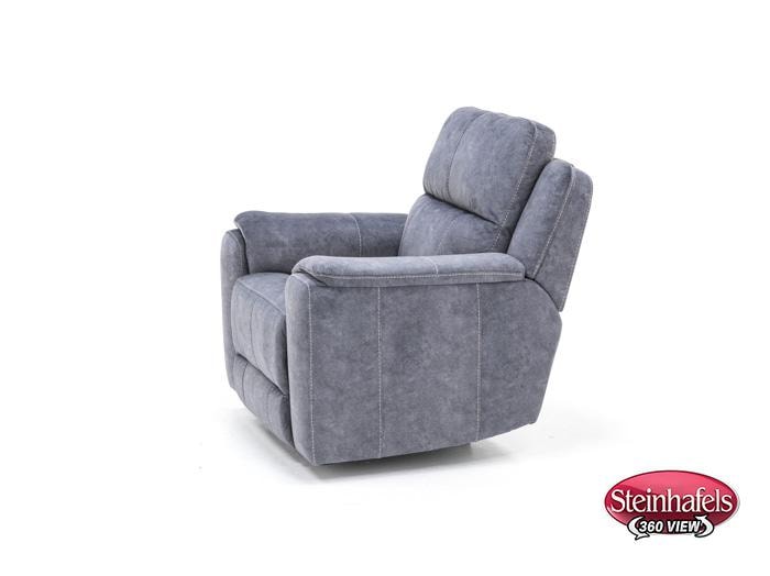 corinthian blue recliner  image   