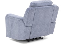 corinthian blue recliner   