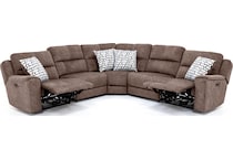 corinthian brown mtn fab sectional pk  