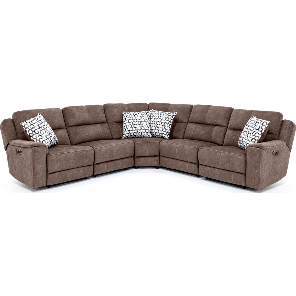 corinthian brown mtn fab sectional pk  
