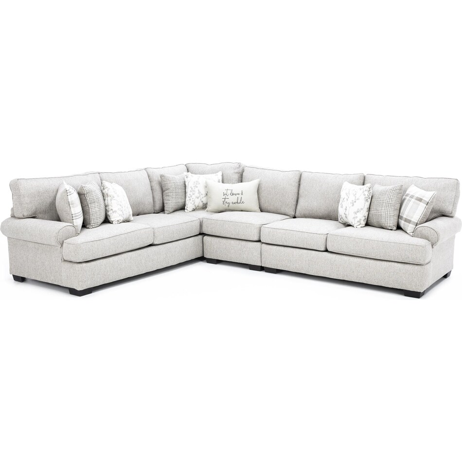 corinthian brown sta fab sectional pieces zpkg  