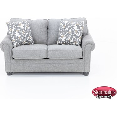 Cynthia Loveseat in Dolphin