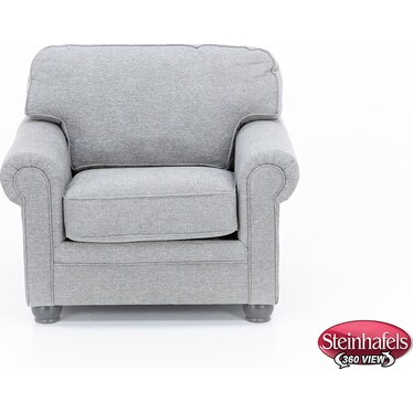 Cynthia Chair in Dolphin
