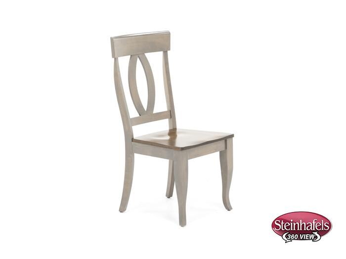 cosh brown inch standard seat height side chair  image   