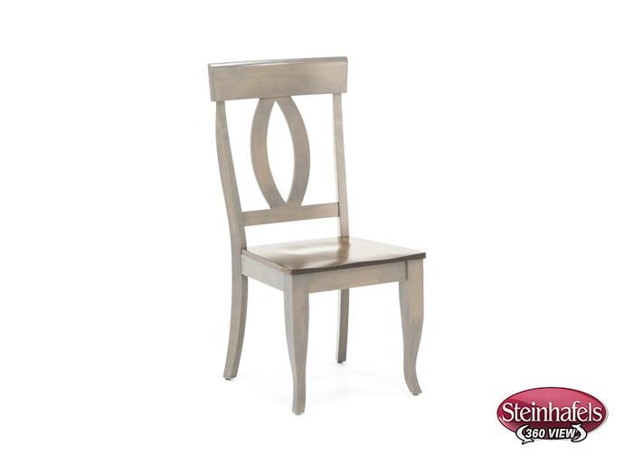 cosh brown inch standard seat height side chair  image   