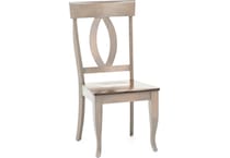 cosh brown inch standard seat height side chair   