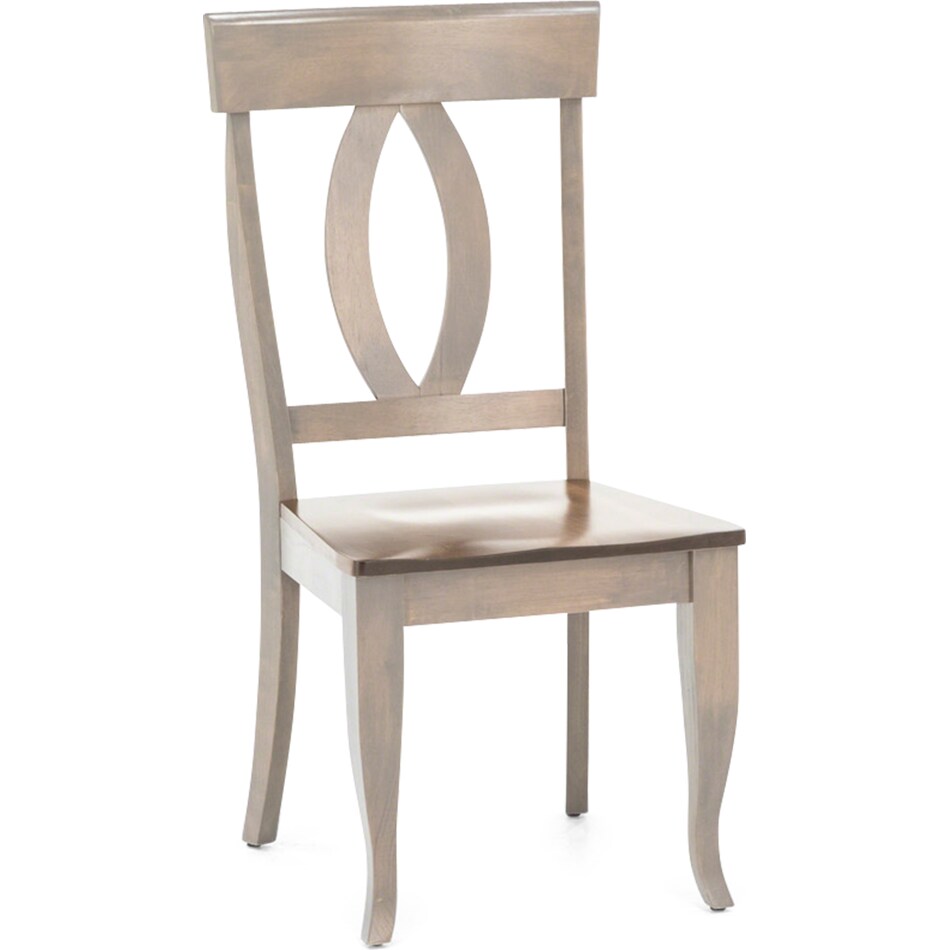 cosh brown inch standard seat height side chair   