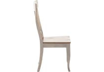 cosh brown inch standard seat height side chair   