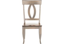cosh brown inch standard seat height side chair   