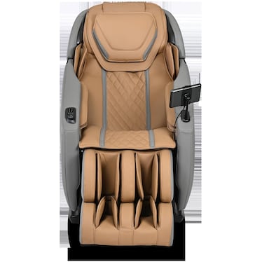 Zen 2 Massage Chair in Light Cappuccino/Gray