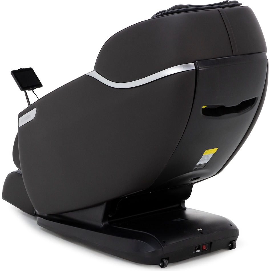 cozz  grey espresso recliner z  