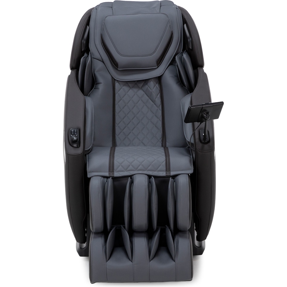 cozz  grey espresso recliner z  