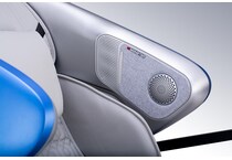 cozz blue & silver recliner pkg  