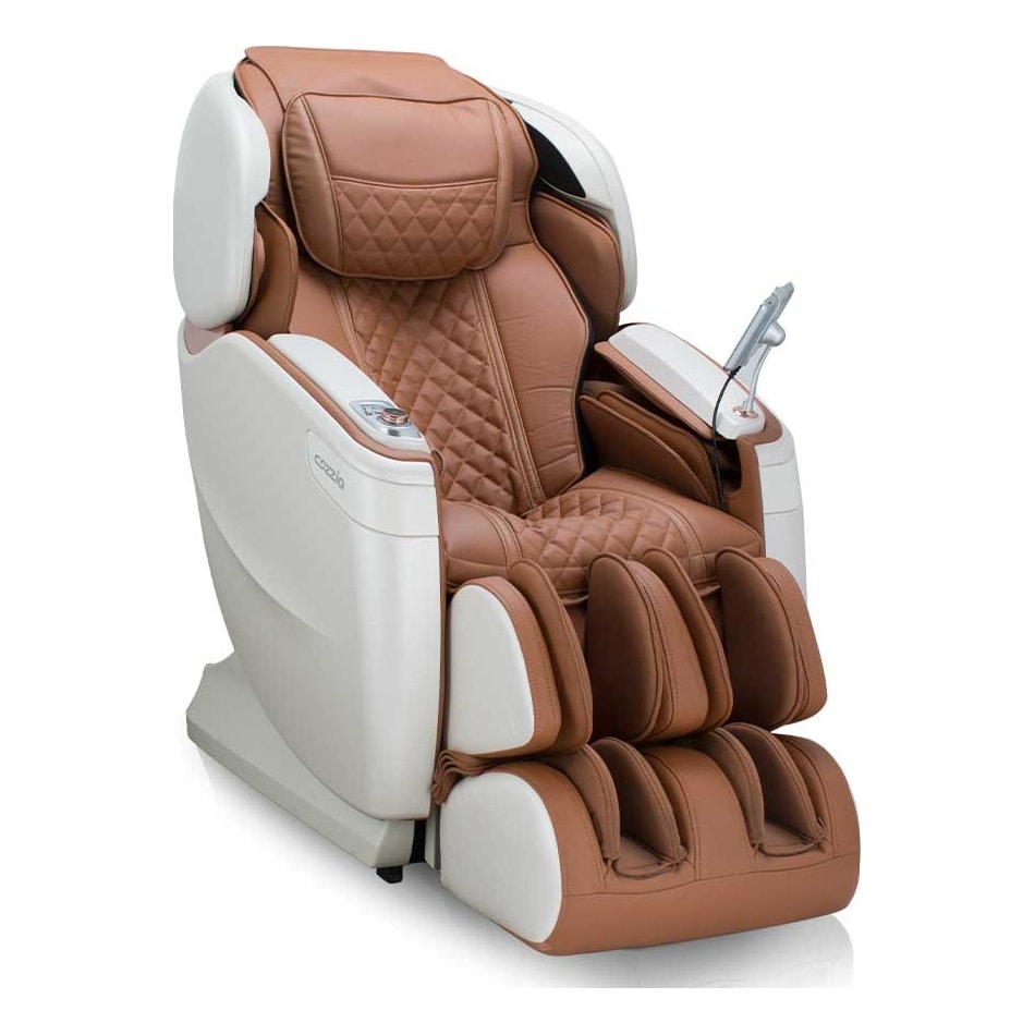 cozz cappuccino & pearl white combo recliner pkg  