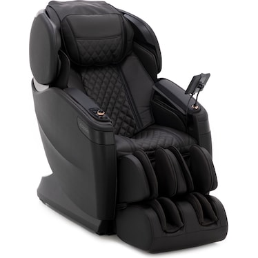 Qi Se Massage Chair in Espresso/Pearl Black