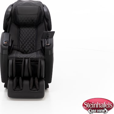 Qi Se Massage Chair in Espresso/Pearl Black