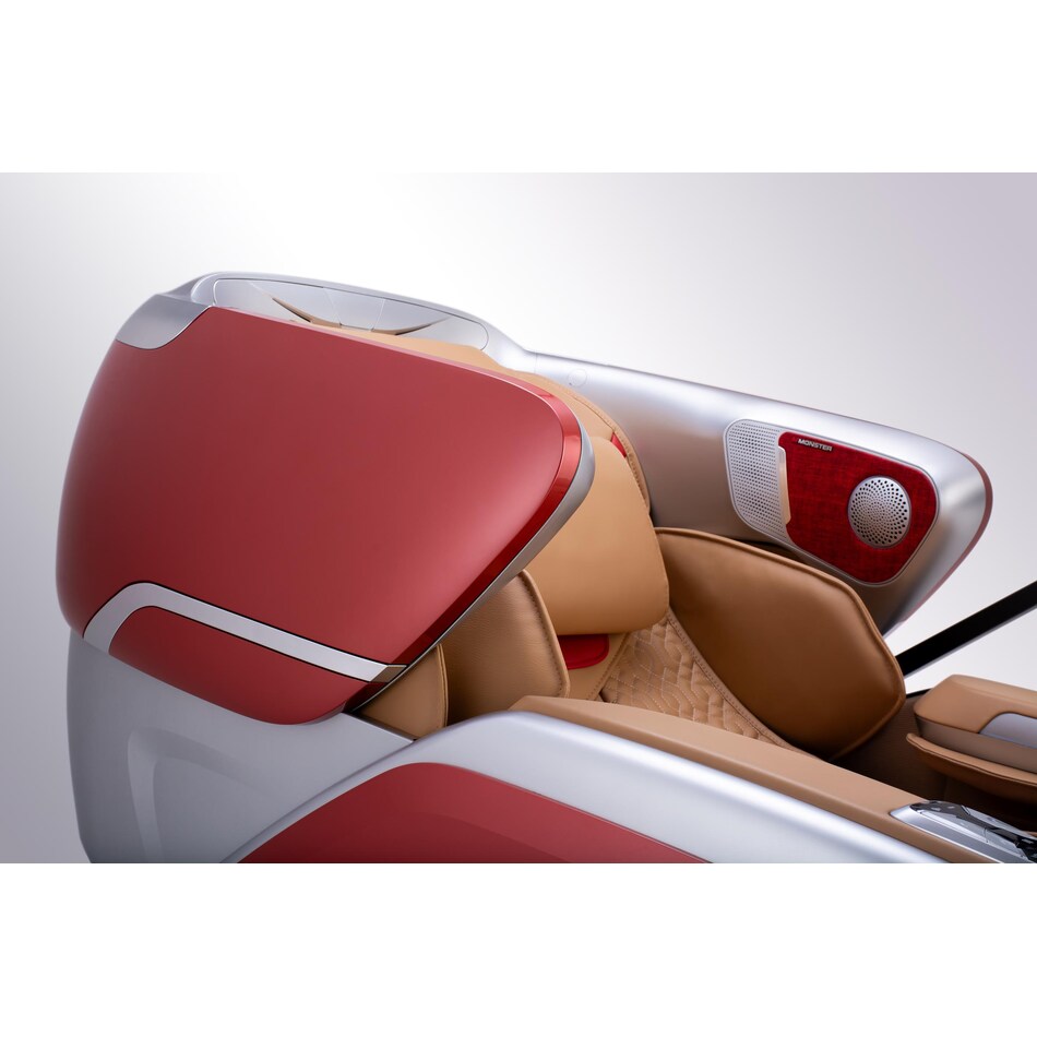 cozz scarlet & silver recliner pkg  