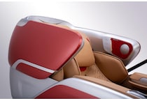 cozz scarlet & silver recliner pkg  