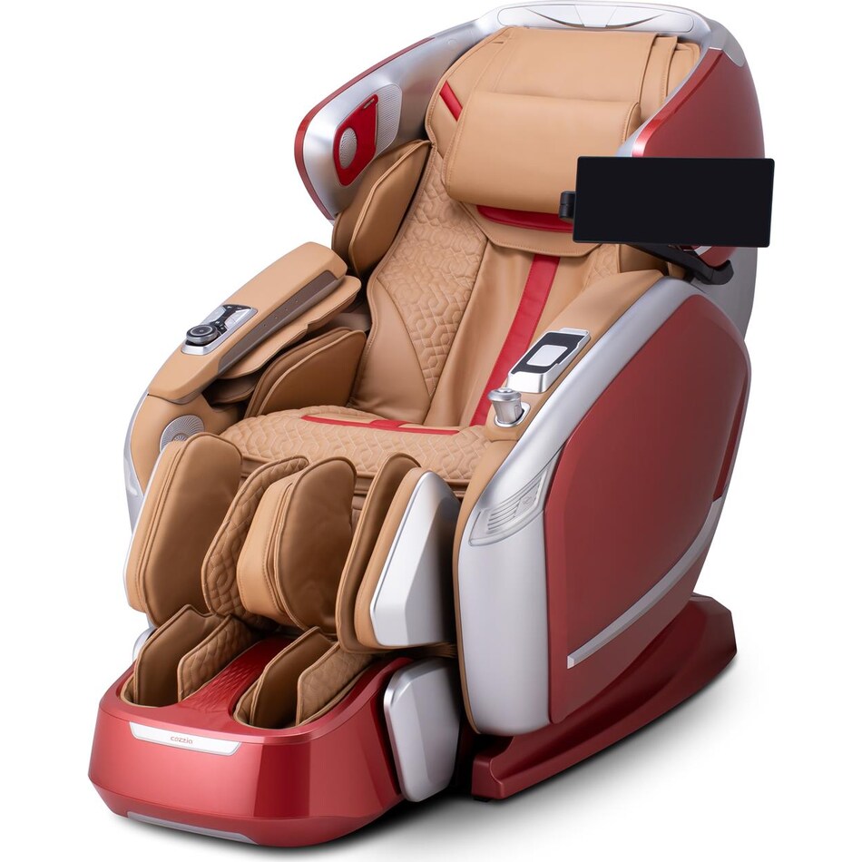 cozz scarlet & silver recliner pkg  