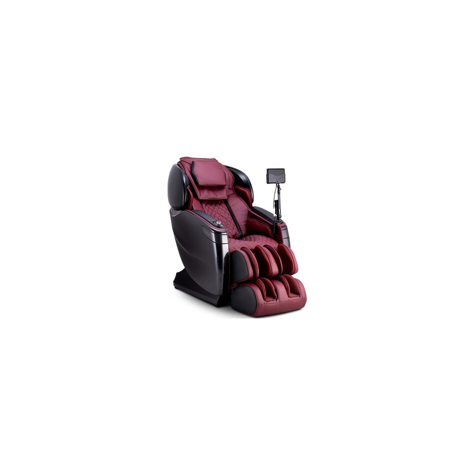 cozzia usa llc red & black recliner pkg  