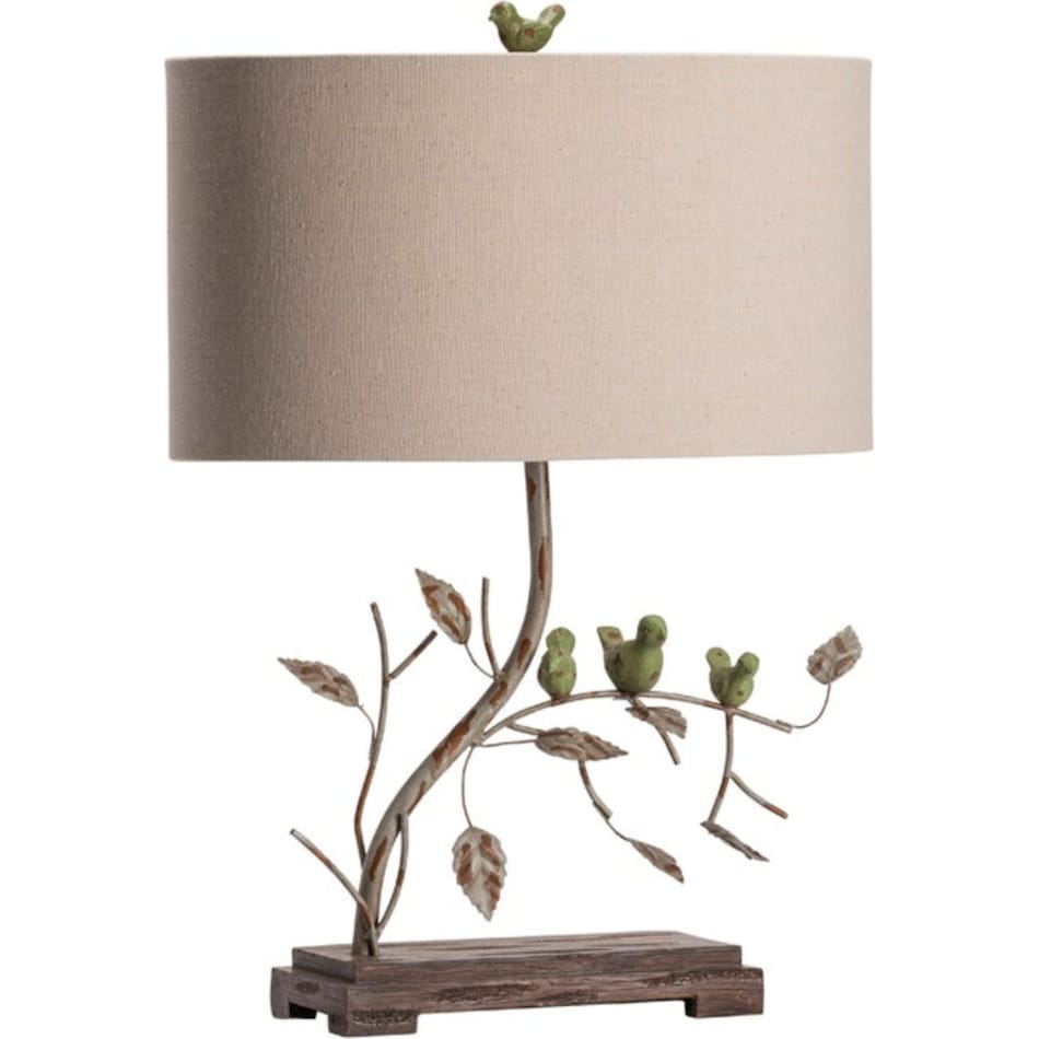 cres beige table lamp   