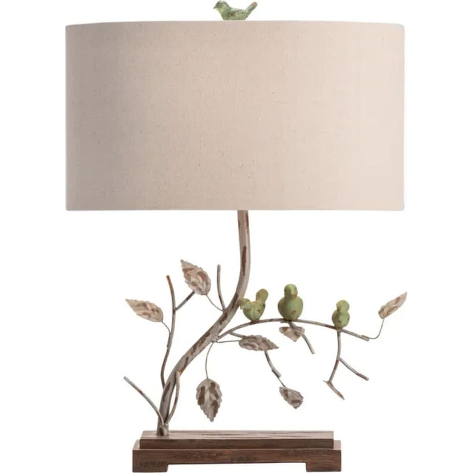 cres beige table lamp   