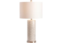 cres beige table lamp   