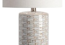cres beige table lamp   