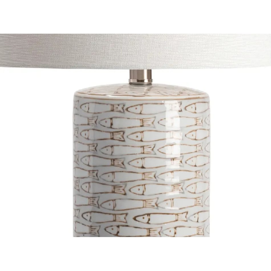 cres beige table lamp   