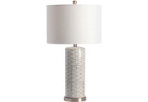 cres beige table lamp   