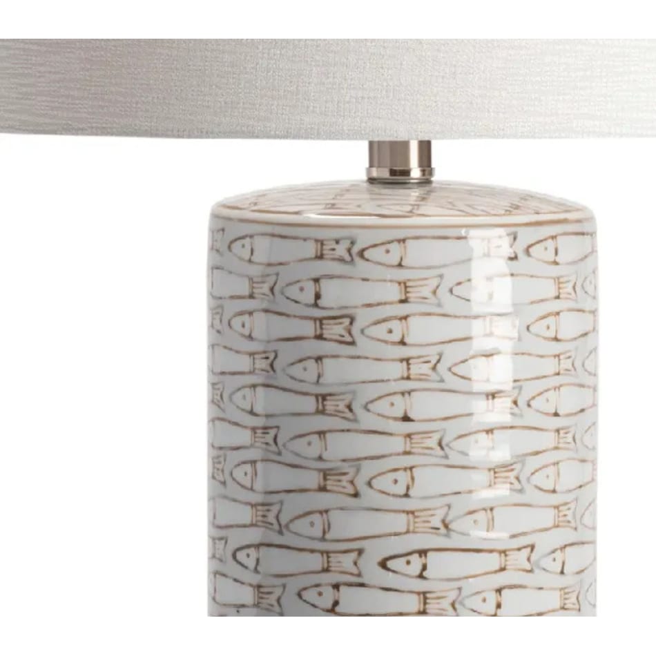 cres beige table lamp   