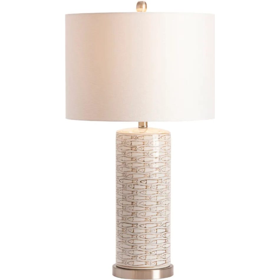 cres beige table lamp   