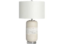 cres beige table lamp   