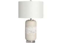 cres beige table lamp   