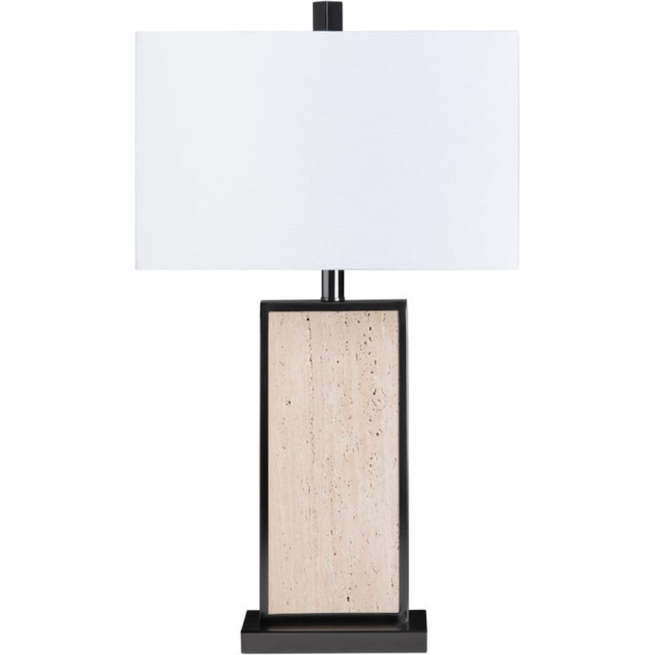 cres beige table lamp   