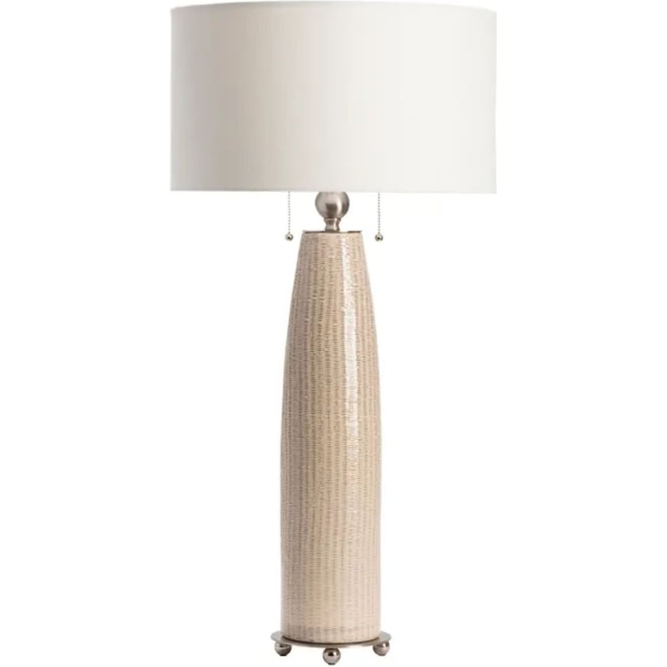 cres beige table lamp   