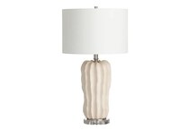 cres beige table lamp   