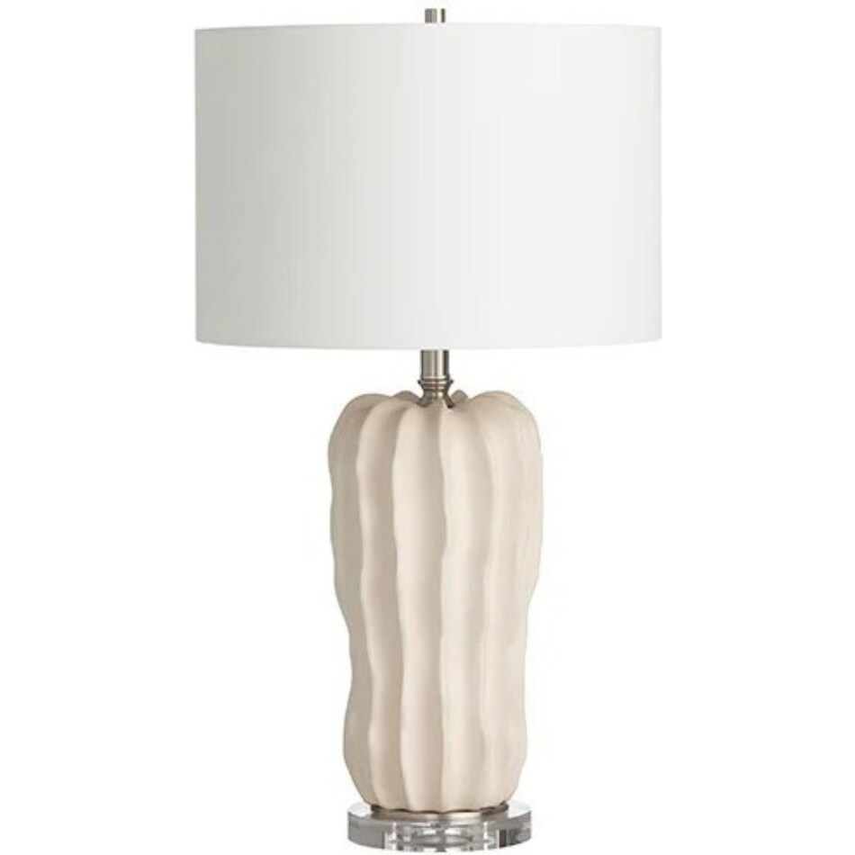 cres beige table lamp   