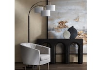 cres black arc lamp   