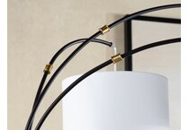 cres black arc lamp   