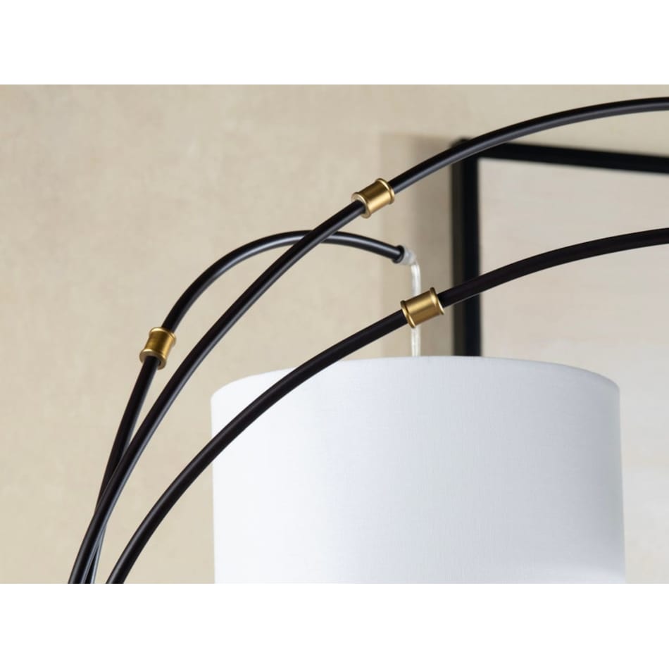 cres black arc lamp   