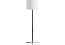 cres black floor lamp   