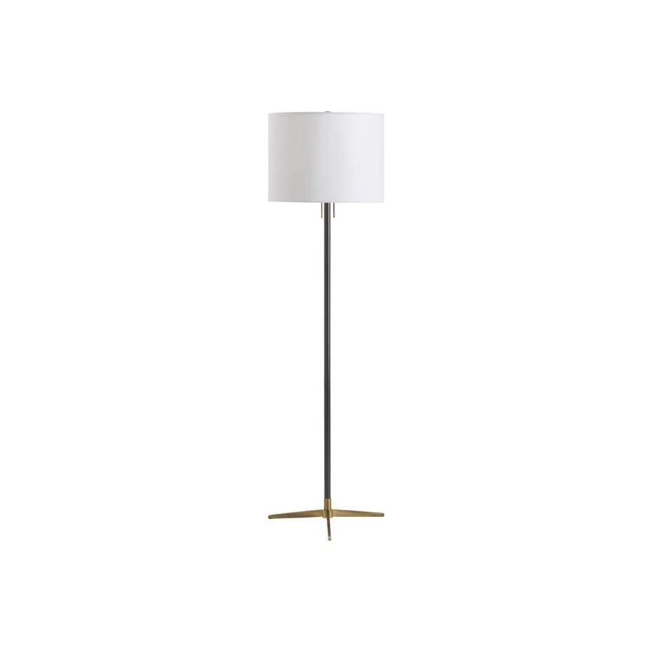 cres black floor lamp   