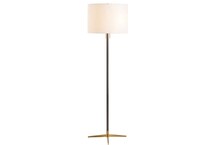cres black floor lamp   