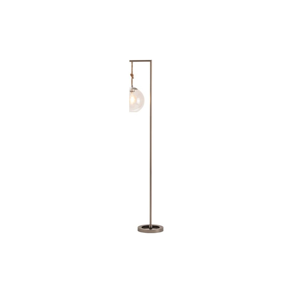 cres black floor lamp   