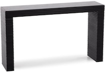 cres black hall entry table hnd  
