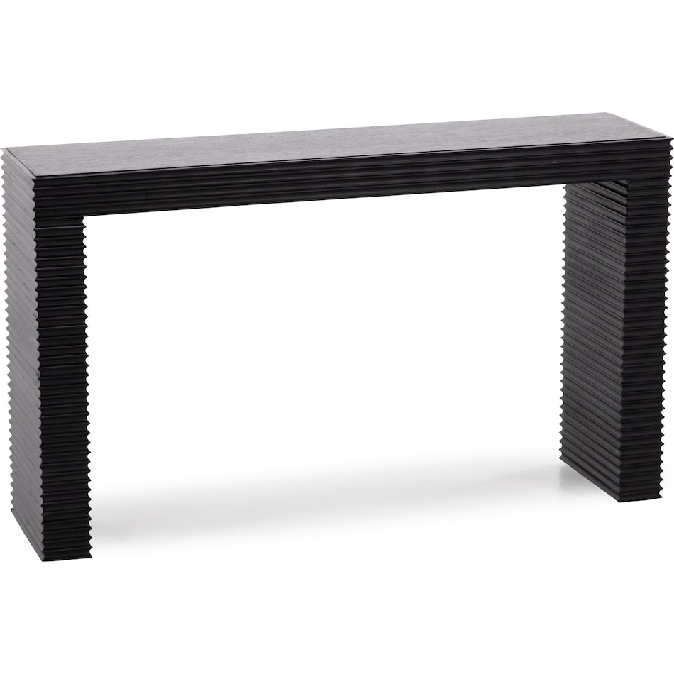cres black hall entry table hnd  